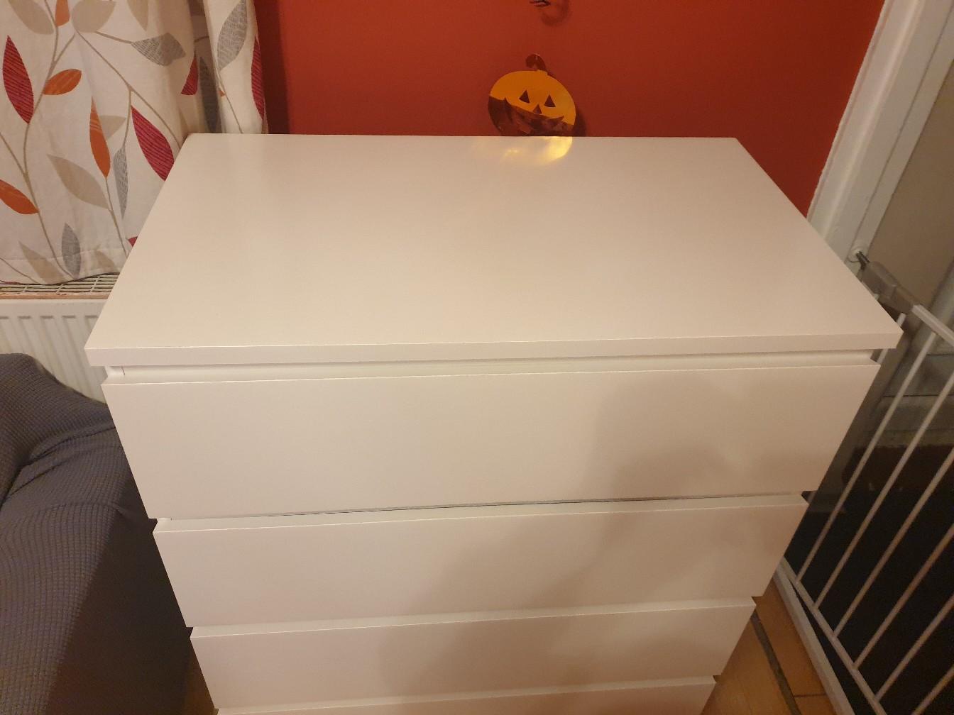 ikea malm 4 drawers white great conditions in KT3 Thames für £ 60,00 zum Verkauf Shpock AT