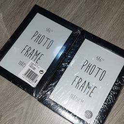 4 black picture frames
Sized 4x6" (10x15cm)
New
Can be collected or mailed