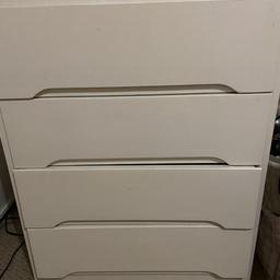 Chester of drawers, white.
Could do with a paint on top, but plenty of use left in them. 