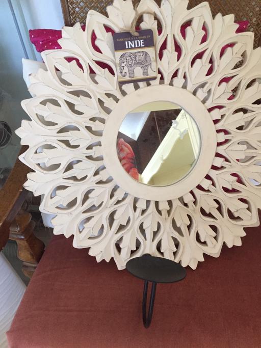 Buy & Sell West London Hillingdon - Photos for Artisan fretwork wooden wall sconce