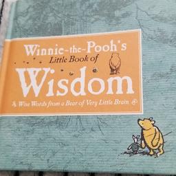 ☆ Little book of Wisdom 
Wise Words from Bear of Very Little Brain (RRP £5.99)
☆ Amazing little book!
☆ Great gift!
♡ Like new condition

*** Welcome to see my other items 🙂***