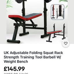 Adjustable height Bench Press with Dip Bars.Brand new never assembled.
Space needed urgently.
Purchased on eBay for £145 in October.