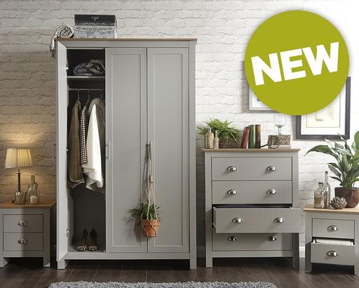 Buy & Sell Bolton Bolton - Photos for New boxed 4 piece grey/oak bedroom set