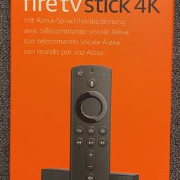 AMAZON Fire TV Stick 4K Ultra HD Alexa-Sprachfernbedienung HDMI Streaming Stick. Zustand: "Neu".

Neu und ungeöffnet in OVP