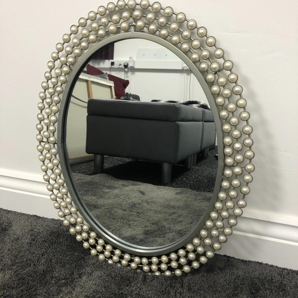 Dunelm Pearl Effect Oval Mirror in BR3 Bromley for £10.00 for sale Shpock