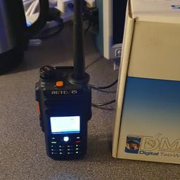 retevis digital dmr handheld radio...plus 2metre 70cms analogue .includes box instruction manual .programing cable and 13.8v drop i  charger