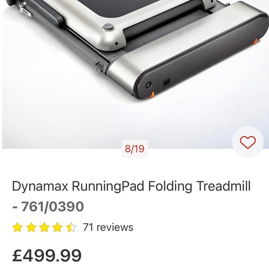 Dynamax Running Pad Folding Treadmill in S60 Rotherham for 300.00