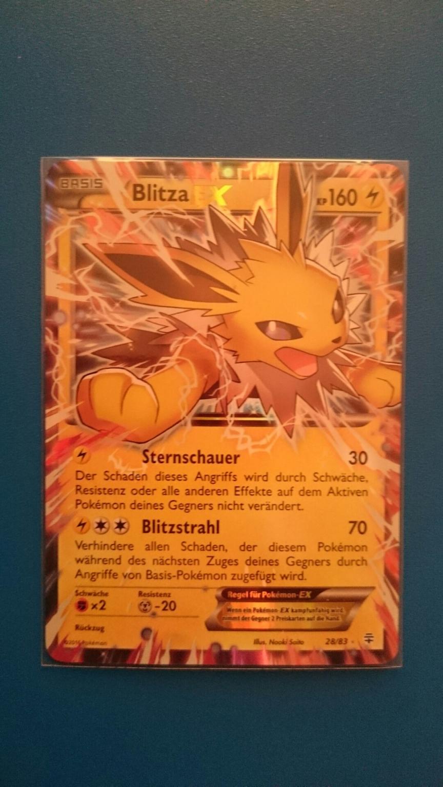 Blitza Ex Pokemon Karte in 28777 Bremen für € 15,00 zum Verkauf | Shpock AT