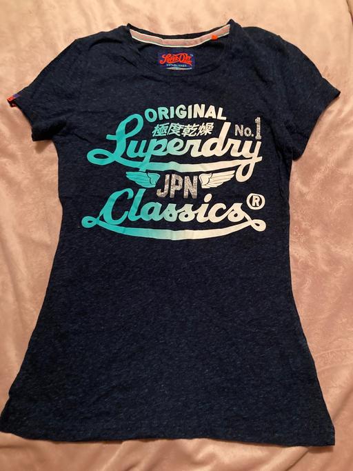 Buy & Sell West Midlands Sandwell - Photos for Super dry ladies blue top size small