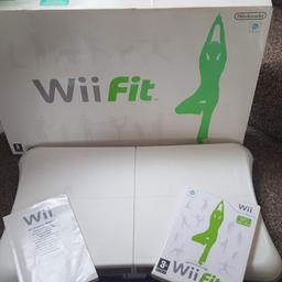 wii board boxed with manual and wii fit game,tested and in working order. relisted due to yet another time waster so not taking less than asking price.