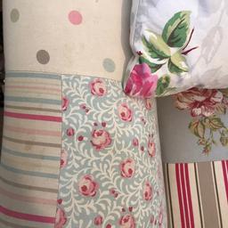 Gorgeous ‘Doll’ Vintage patterned 3 seater DFS sofa with footstall for sale. Only selling as have no space and don’t want it getting ruined in storage. Used but Great condition with small marks on arms (see photos)  Approx Sofa - 195cm x 88cm  Footstall Approx 106cm (L) x  54cm (W) x 30cm (H). Collection or can deliver locally for small fee