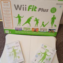 boxed wii fit plus board with wii fit plus game and manual. tested and in good working order. no time wasters and silly offers will be ignored. i do not post!!!!