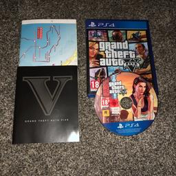 Gta V with map and user guide
Not played for years and map has no marks or defects as it has never been used apart to look at maybe once or twice.

Good condition works perfectly with no scratches or cracks.