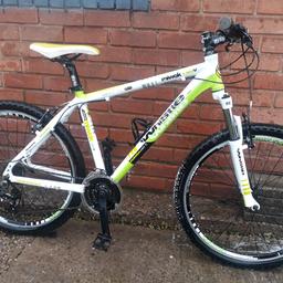 For sale or mey px
whistle 
mountain bike
All working 
26inch wheels
like new
bakes works
pick up only 
Telford