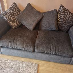 Large 3 seater and Smaller 2 seater sofas only 2 years old. Still lots of wear left in these. Selling due to move and now have corner sofas these were too big for our room. These are a blue grey colour

Collection B388HG