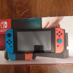 original boxed nintendo switch with 64gb memory card ,pro controller and yoshi crafted world game. had for 3 months in good working with all cables slight scuff on left joycon, and wears of use but looks great and works fine 🙂

no time wasters please