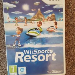 wii sports resort game in good working order. no lower offers and i do not post!!!