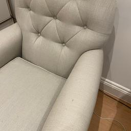 Used armchair . Few small marks on it otherwise good condition. Collection only .