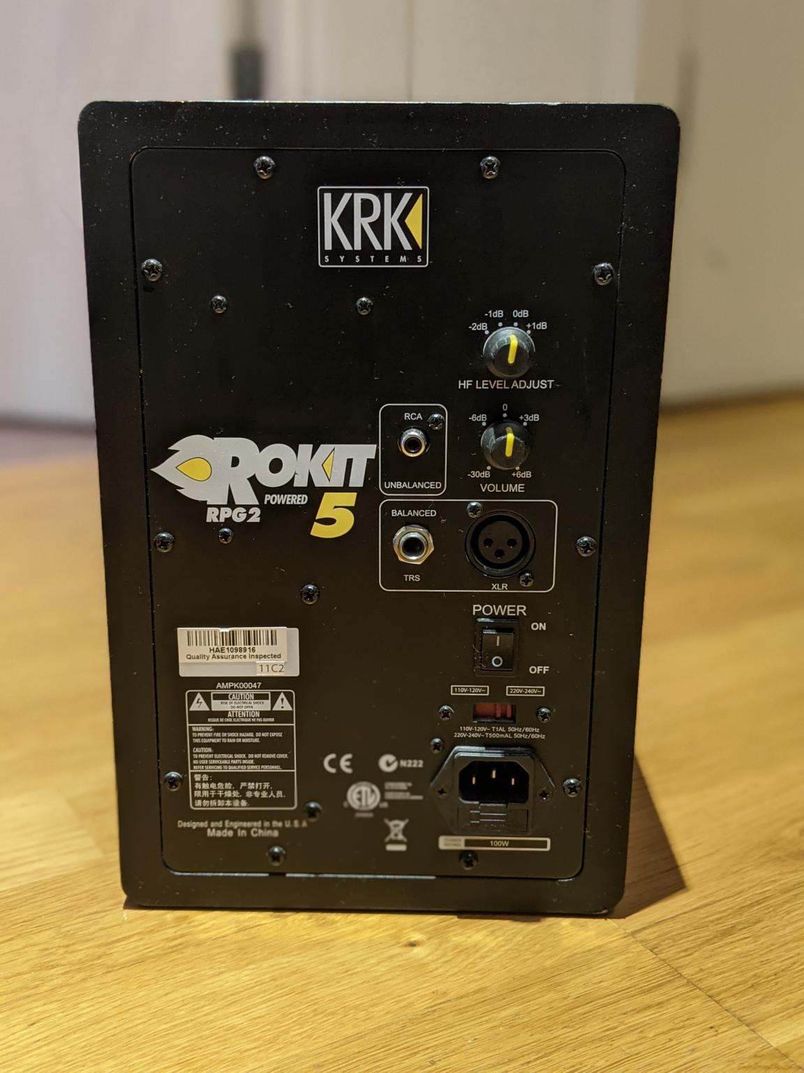 KRK Rokit 5 RPG2 Studio Monitor Speakers Pair in London Borough of ...