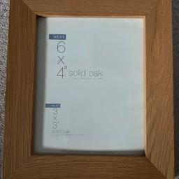 Wooden picture frame
In oak colour. Good condition. Hardly been used. Buyer to collect or could post at buyers cost. Many thanks for looking.