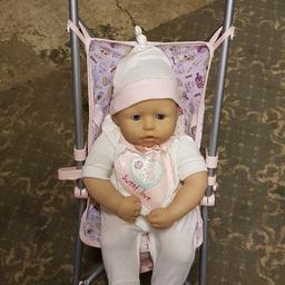Baby Annabelle doll and push chair