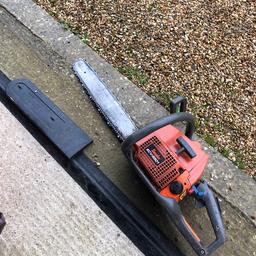 Tanaka ECV-5501 chainsaw used last a year ago do not have right mix to test but see no reason for it not to work. Sold as is and priced accordingly last serviced a three seasons ago and not used much since