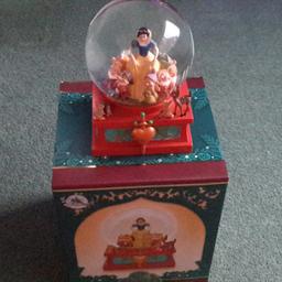 Disney snow white globe brand new just taken out of box for pictures open to offers