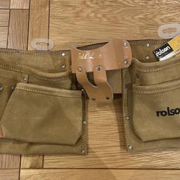 Rolson 11 pocket leather tool belt. 
Brand new with labels