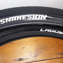 1 pair, New, Never fitted Lagos Snakeskin tyres 26 x 2.5
£25 NO OFFERS, 
Collection from B26 Sheldon.
Please see my other items for sale.
