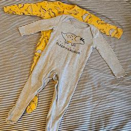 2 x sleepsuits (F&F)  

If you’d like multiple listings I can put them together in one deal to save postage fees. Let me know!