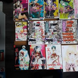 Ich biete hier diverse Mangas zum Kauf an..
Sehr guter Zustand, aus NR Haushalt. Versand gegen Aufpreis möglich. Privatkauf daher keine Rücknahme. pro Manga 2€, mengenrabbat möglich. Einzelpreis addiert = 46 bei abnahme aller 23 Hefte 33€.
