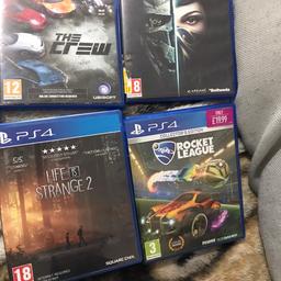 Various games for the ps4
£5 each or all for 35