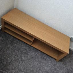 wooden low tv stand, In good condition im not sure of measurements