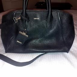 excellent condition dkny leather bag. cost £225 when bought. having clear out