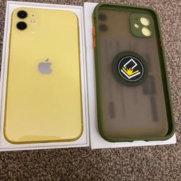 Brand new condition Apple iPhone 11 64 GB 
With box and all accessories 
Phone like new battery 100 % only open box 

Can deliver locally if you need too.