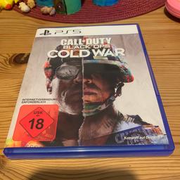 Call of Duty Black Ops Cold War für die 
Playstation 5. 
Sehr guter Zustand, deutsche Verkaufsversion.

Kein Tausch, nur Verkauf.