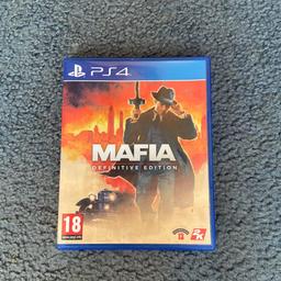 Mafia definitive edition PS4
Collection Kt4 Worcester park
