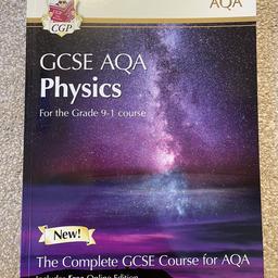 The complete GCSE Course for AQA book
For Grade 9-1 course
In the New Specification 
Excellent book very well looked after
(rrp £18.99) 
Collection only 
I have lots of other GCSE and A-Level and 11+ Pluss books on sale my son used only very few of them a handful of time as he went to a grammar school, they are perfect for any other school exam board. Please follow my page and have a look they are all in excellent condition. Xx