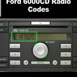 Radio codes supplied for Ford Radios ,Fiesta radio Codes Fusion codes.
If your radio is asking code we can help.
Code supplied in mins .v codes or m codes if unsure of serial number hold 1+6 or 2+6 send me serial and I will send your unlock code