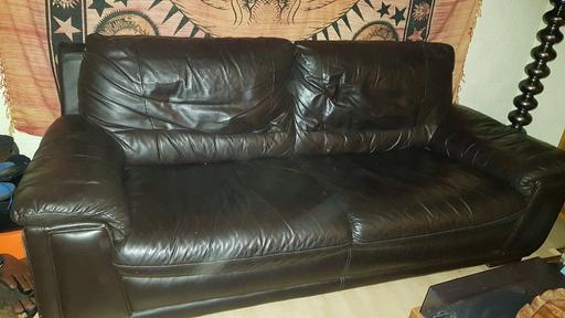 Buy & Sell Merseyside Sefton - Photos for Leather 3 seat couch good Quality 