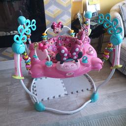 Minnie Mouse jumperoo, good condition collection only