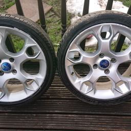 These came off my sons ford fiesta mk7 zetec s. Snowflake 17 inch alloys good condition tyres good usual curb marks £200 ono