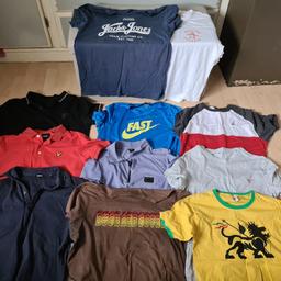 Multi pack, 15 in total, from Diesel, Lyle and Scott, Jack & Jones, Nike, Brave Soul, Penguin, Born Rich, Guess, Firetrap, Duck n Cover. Police, French Connection. Honestly message me for details.......... Medium. Over £200's worth of branded tee's. Also available, coats and jackets, see my other ad's....