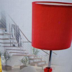 Stem 2 table lamp in red. brand new item in original packaging. Unwanted gift