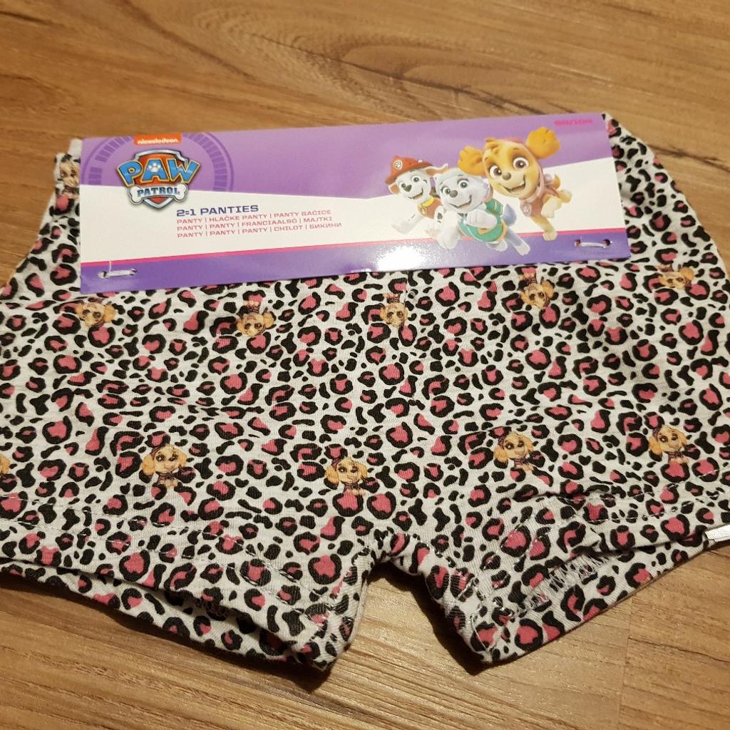 Produktbild von Paw Patrol Mädchen Unterwäsche 4er Pack - Baumwoll Slips Rosa/Grau