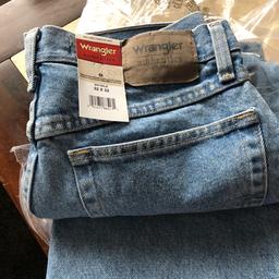 Brand new men’s size 32 waist and 32 leg original wrangler jeans