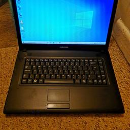 Samsung laptop - windows 8 - 2.2ghz - 4gb ram - 750gb hdd - 15.6 screen - disk drive - webcam - runs fast - good condition with charger - good battery life - £145 - no offers will be accepted - can deliver