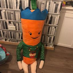 Kevin the carrot Teddy large Jumper removeable comes from smoke free and pet free home bought in November not used or played with