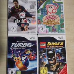 Verschiedene Spiele für die Wii

Einfach faire Preisvorschläge machen

Einzeln oder alle zusammen möglich

Versand gegen Aufpreis möglich

Privatverkauf keine Garantie und Rücknahme