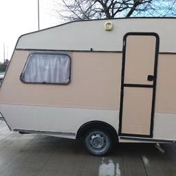 Small Caravan for Spares or Repair
No damp Inside
Would make a lovely project for someone, or ideal for Allotment or in back Garden for Kids to play in
Collection from Middlesbrough